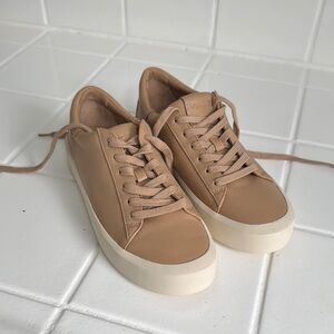 Vince Leather Sneakers (barely worn at all!)